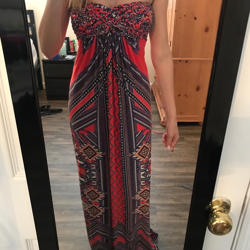 Strapless Maxi Dress